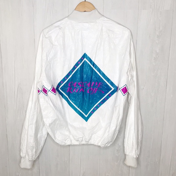[Vintage] 1988 Tyvek Running Race Jacket Sz. L - Picture 2 of 8